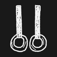 Gymnastics rings doodle N6