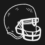 Doodle Football Helmet N7