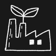 Environmental protection concept The factory do well on emissio N18