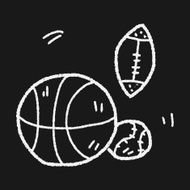 sport ball doodle N4