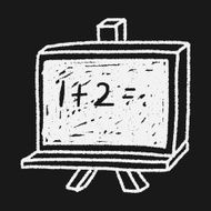 blackboard doodle drawing N9