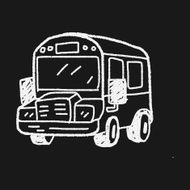 bus doodle drawing N12