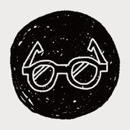 doodle eye glasses N11