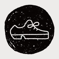 doodle leather shoe N10