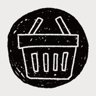 doodle shopping basket N21