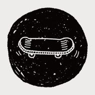 Doodle Skateboard N4
