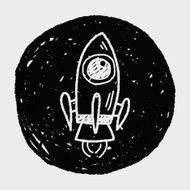 Doodle Spaceship N23