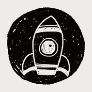 Doodle Spaceship N26