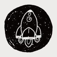 Doodle Spaceship N28