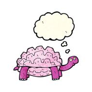 cartoon tortoise with thought bubble N3