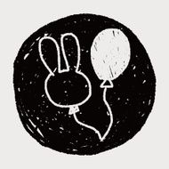 balloon doodle drawing N5