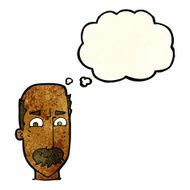 cartoon annnoyed old man with thought bubble N3