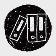 book doodle drawing N31
