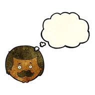 cartoon man with mustache thought bubble N19