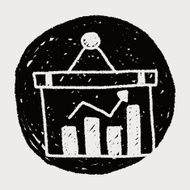 bussiness chart doodle drawing N21