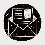 letter doodle drawing N5
