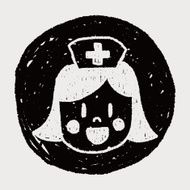 nurse doodle drawing N4