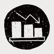 bussiness chart doodle drawing N22