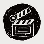 clapboard doodle drawing N3