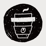 coffee doodle drawing N32