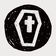 grave doodle drawing N18