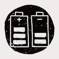 battery doodle drawing N9