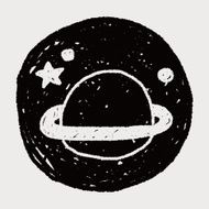 planet doodle drawing N5