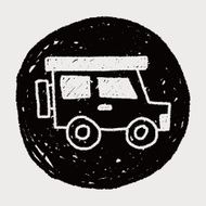 car doodle drawing N5