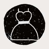 dress doodle drawing N12