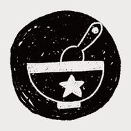 baby bowl doodle drawing N4