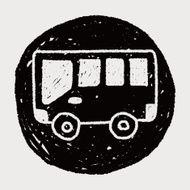 bus doodle drawing N14