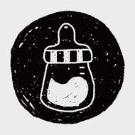 feeding bottle doodle drawing N5