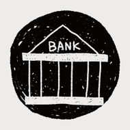 bank doodle drawing N13