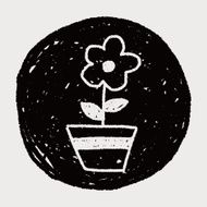 flower doodle drawing N9