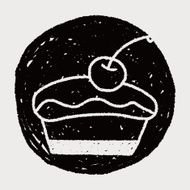 cake doodle drawing N9