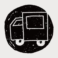 truck doodle drawing N15