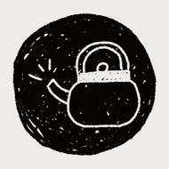 Teapot doodle drawing N10