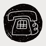 telephone doodle drawing N5