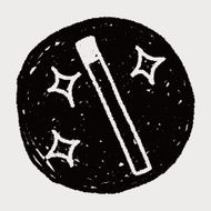 Magic Wand doodle drawing N5