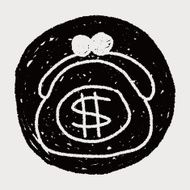 purse doodle drawing N5