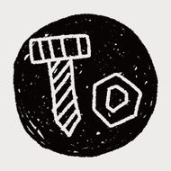 pushpin doodle drawing N4