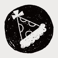 birthday hat doodle drawing N4