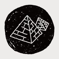 Doodle pyramid N23