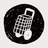 doodle Shopping cart N36