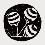 doodle balloon N23
