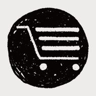 doodle Shopping cart N40