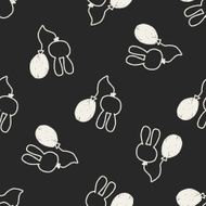 balloon doodle drawing seamless pattern background