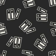 book doodle drawing seamless pattern background