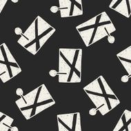 Game Remote Control doodle drawing seamless pattern background
