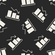 bussiness chart doodle drawing seamless pattern background N4
